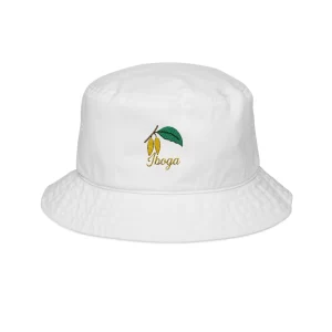 Iboga embroidered Bucket Hat - Stylish Summer Accessory for Outdoor Enthusiasts