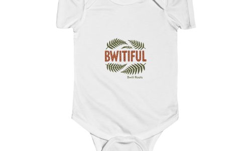 Cute Botanical Infants Bodysuit – “Bwitiful” Design